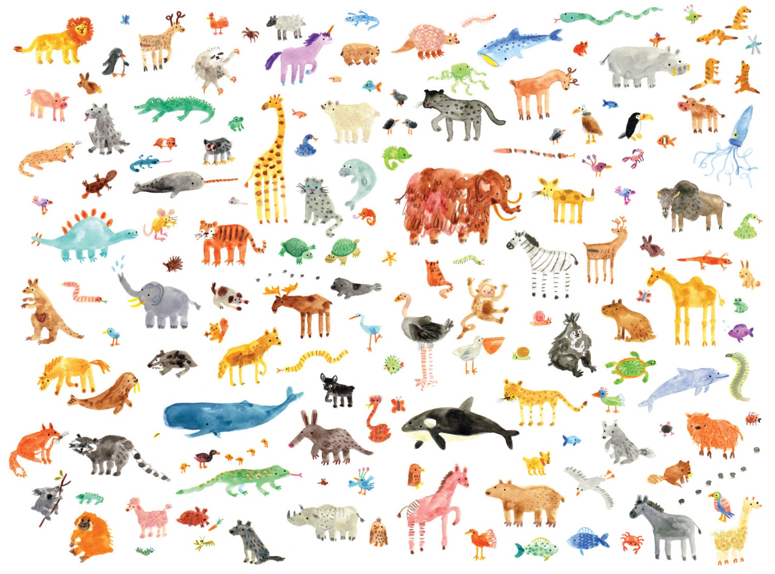 Animals designed. Lorna Scobie. Животные рисунки. Много животных на одной картинке. Животные коллаж.