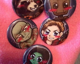 Guardians of the Galaxy Buttons