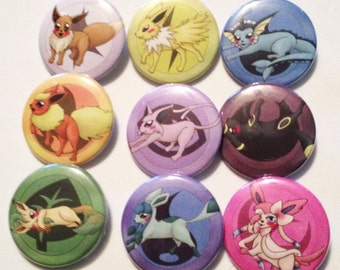 Eeveelution Buttons