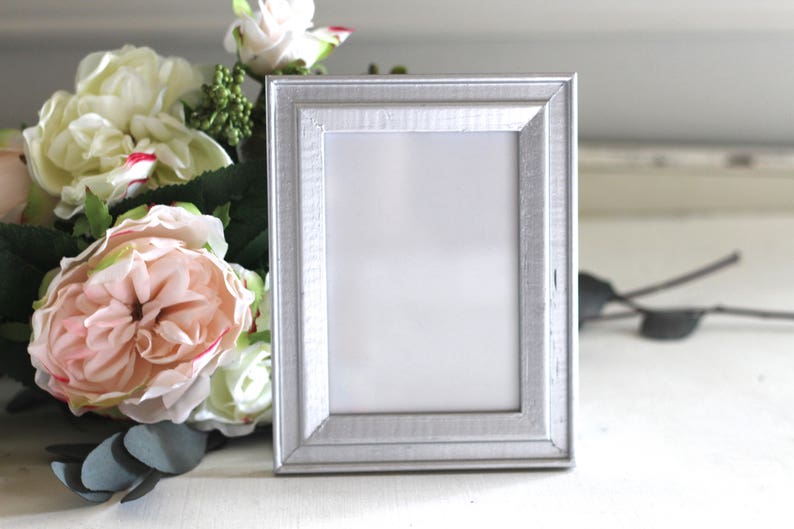 Photo Frame Silver Table Number Frames Rustic Sign Frame Wedding Frames Rustic Wood Wedding Frame Picture Frame