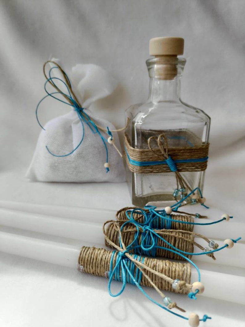 Greek Orthodox Baptism Oil Set Christening Oil Set Boy Etsy