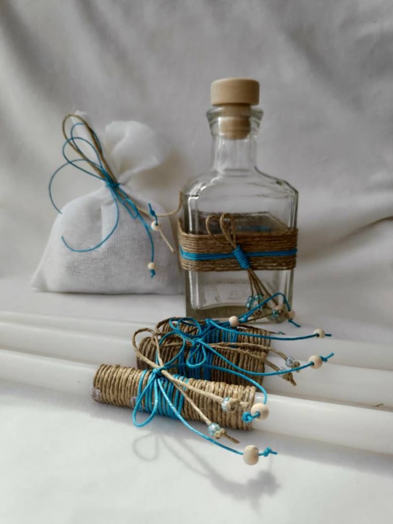 Greek Orthodox Baptism Oil Set Christening Oil Set Boy Etsy