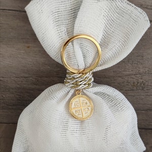 10pcs Greek orthodox boubounieres, christening favor, boubounieres, baptism, charm boubounieres, wedding favors, key ring favors