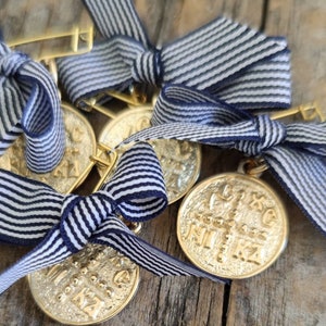 10 pcs Martyrika, Martirika, Witness pins, Greek Orthodox Baptism, Christening, Pin martyrika, Baptism cross, martyrika