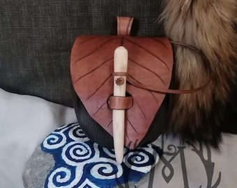Leaf Fairy Elf Bag | Fantasy Larp Ranger RPG Sca Celtic