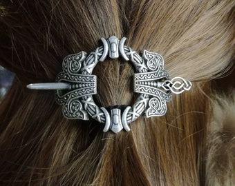 Hair Slide Celtic Viking Style Hair Barrette Hair Jewelry - Etsy