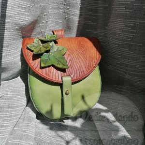 IVY Handmade leather belt bag | Fairy, Elf, Ranger, LARP, Nymph