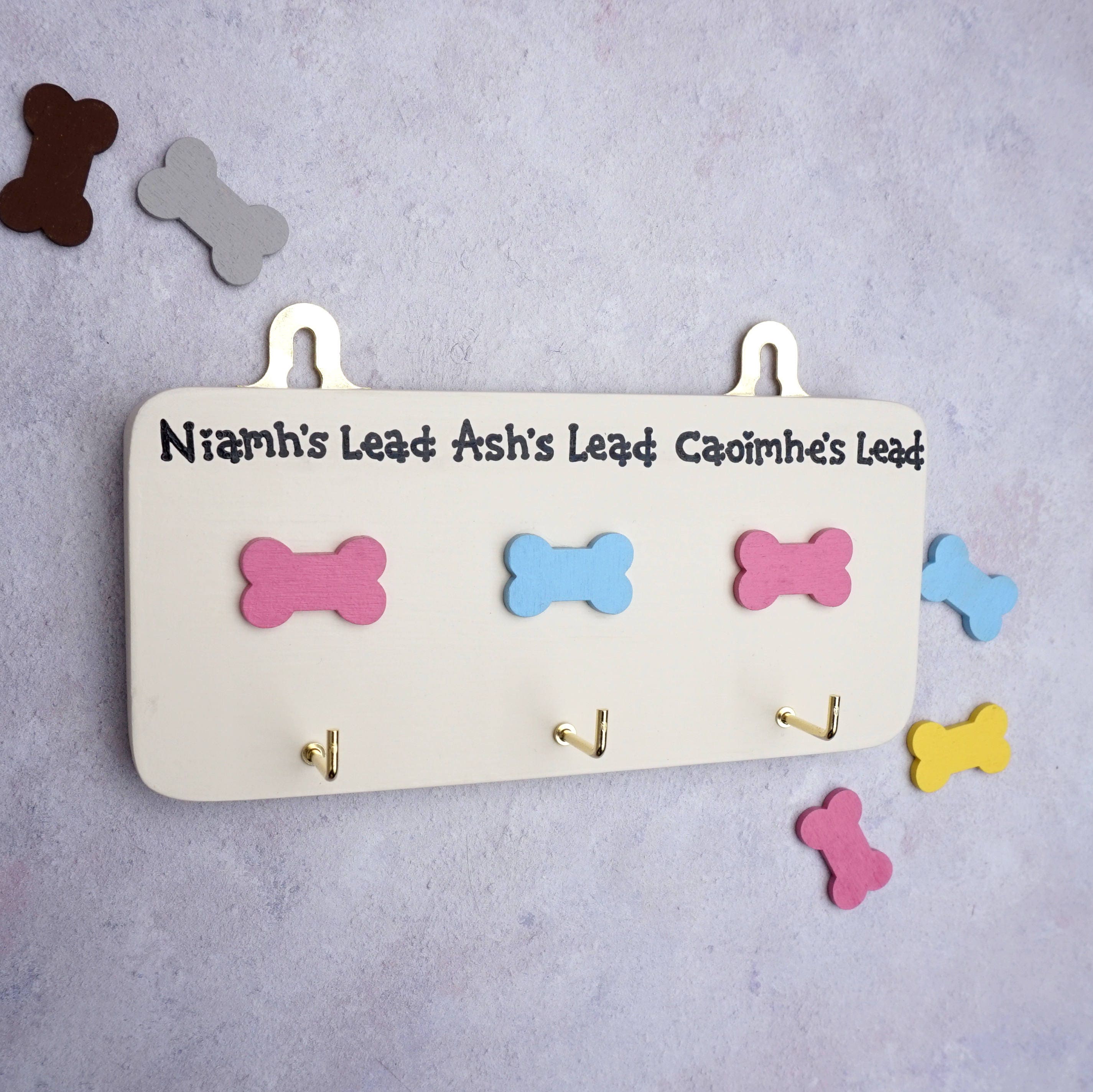 Dog lead Hanger Personalised Dog Lead Hook Gift for Dog Etsy