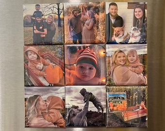 9 Custom Refrigerator magnets!