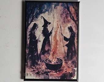 Witch Wiccan refrigerator magnet 2x3"