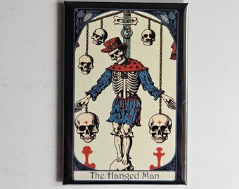 Gothic Tarot Skeleton refrigerator magnet 2x3"