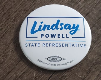 Lindsay Powell 3 inch round buttons