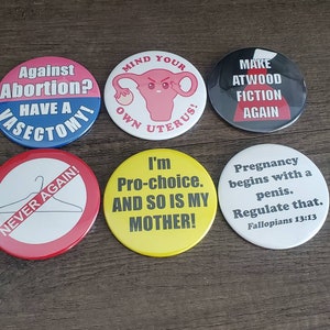 Pro-Choice button 6 pack