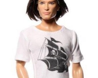 Handmade clothes for Ken (T-shirt): Pirate