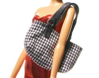 Doll bag: Blue Check