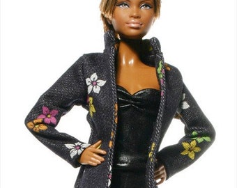 Handmade clothes for Barbie (jacket): Blau