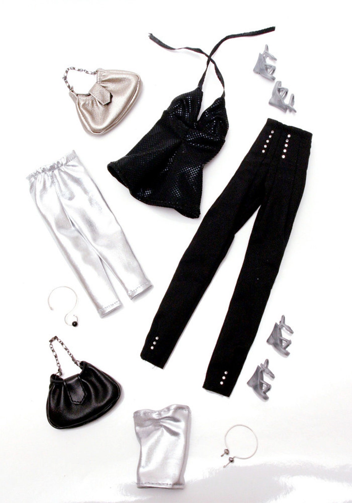 Handmade Clothes for Barbie dress Set Pinkscroll Set III. Etsy