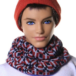 Handmade clothes for Ken scarf: Balas image 2