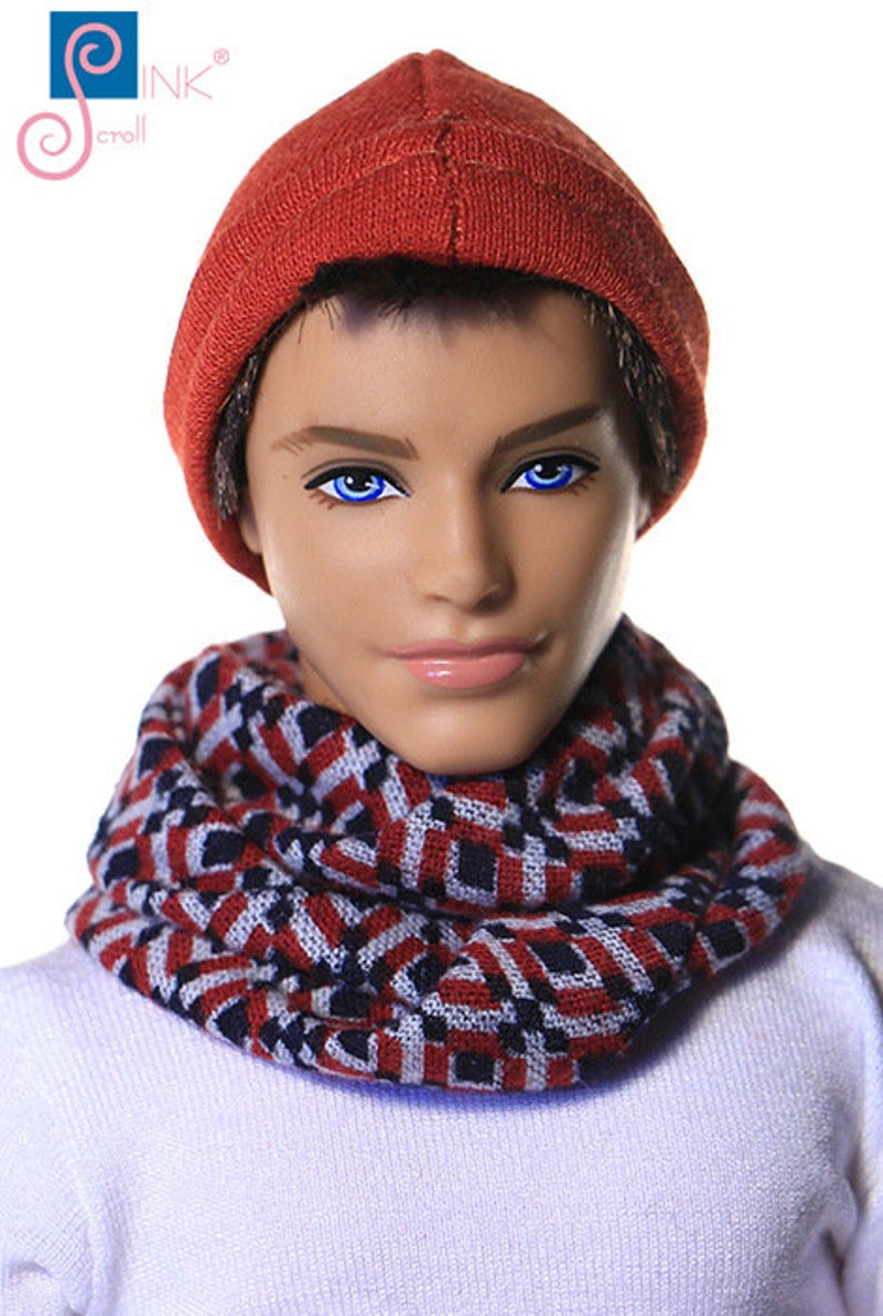 Handmade clothes for Ken scarf: Balas image 2