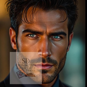 Arthur - Romance Book Cover Model | Dark Brooding Male | Stock Image for Commercial Use | White Man Mafia Romance, Urban Fantasy, BWWM