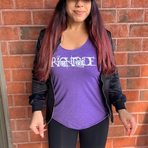 Limited Edition Purple Brightside Racerback Tank Top