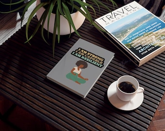 Resilient Hardback Journal: Inspirational Self-Care Notebook