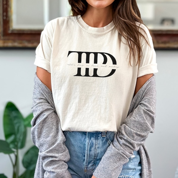 TTPD Script  Unisex Garment-Dyed T-shirt