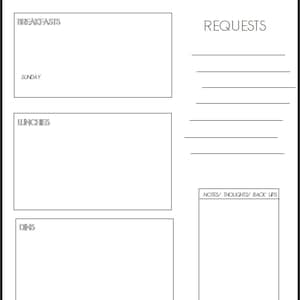 Weekly Menu Planner