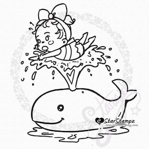 Ballena de un cuento SELLO DIGITAL Descarga instantánea
