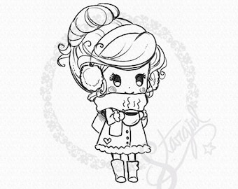 Tasse de cacao - TIMBRE NUMÉRIQUE Téléchargement instantané