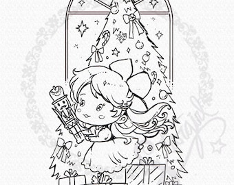 De Notenkraker Holiday DIGITALE STEMPEL Instant Download