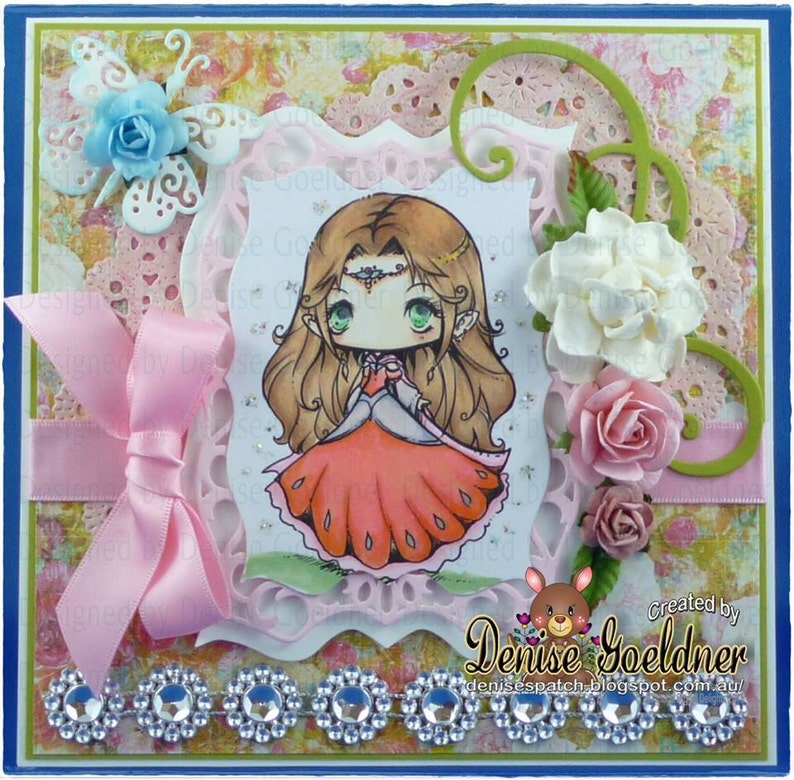 Lady Sierra DIGITAL STAMP Instant Download Etsy