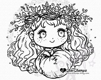 Cadeau d'automne TIMBRE NUMÉRIQUE Téléchargement instantané