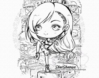 Fists of a Bartender DIGITAL STAMP Instant Download