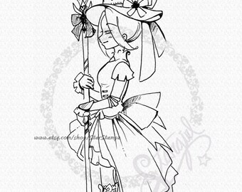 Guard of Suits DIGITAL STAMP Instant Download