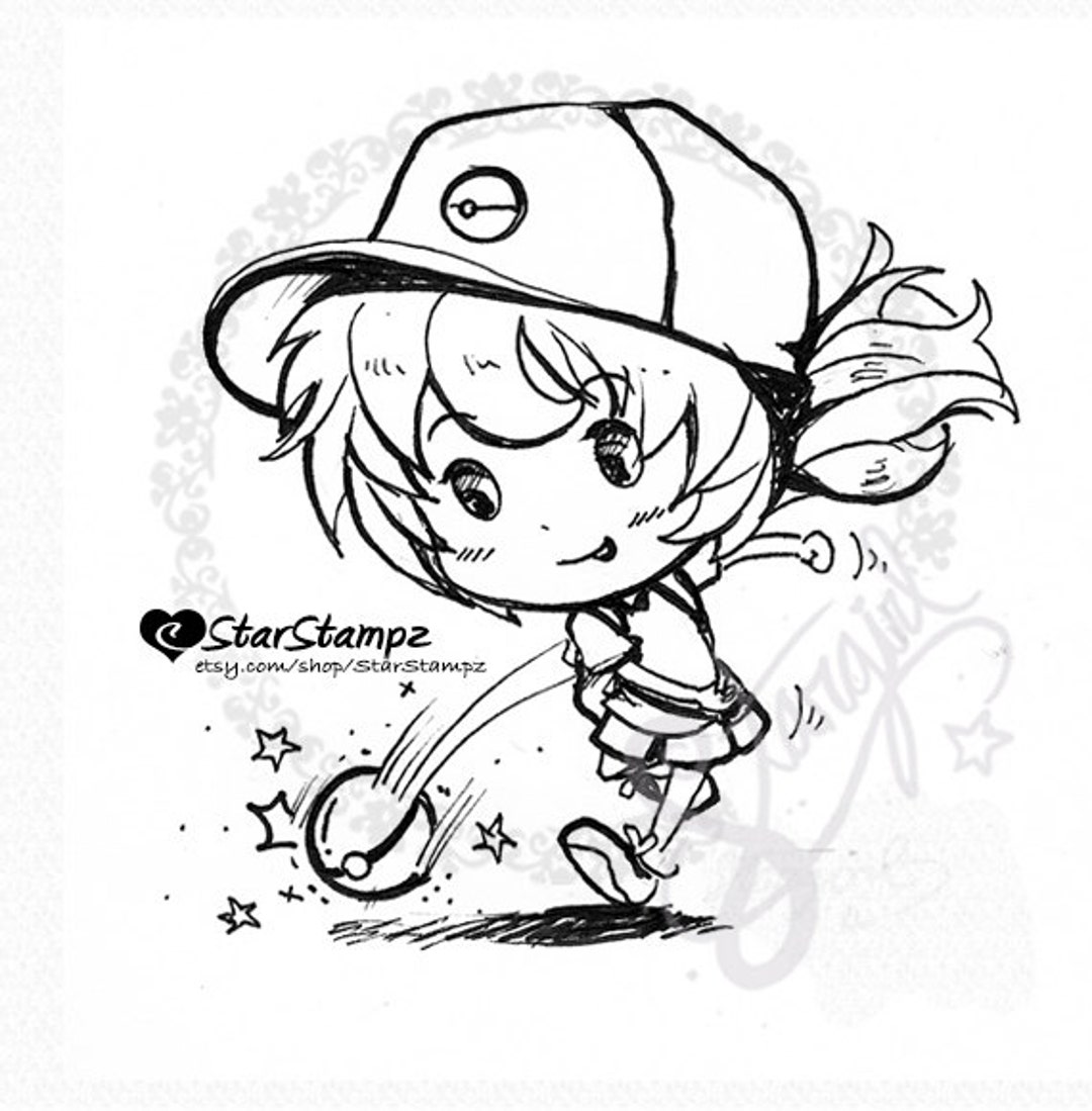 Gotta Catch Em All Pokemon Digital Stamp Instant Download Etsy