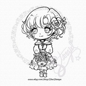 Sunday Best - DIGITAL STAMP Instant Download