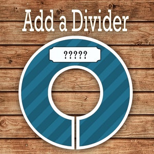 Add Extra Dividers to Complete Your Set of Closet Dividers - 099