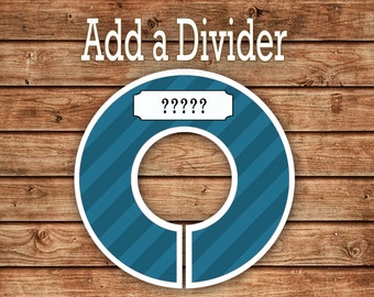 Add Extra Dividers to Complete Your Set of Closet Dividers - 099