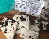 Cookies Cream Wax Melts Wax Brittle Handmade Soy Vegan Highly Scented Wax Tarts Wax Melt-