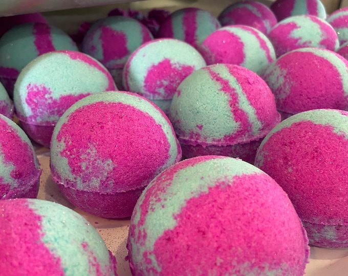 Cotton Candy Bath Bombs Vegan Bath Bomb Natural Bath Fizzy Etsy Canada