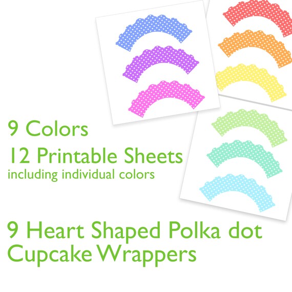 36 Printable Cupcake Wrapper Templates for birthdays, events - Scalloped Centre Polka Dot - Obtain Print picture relating to Cupcake Wrapper Template Printable identified as 36 Printable Cupcake Wrapper Templates for birthdays, get-togethers - Scalloped Centre Polka Dot - Obtain Print