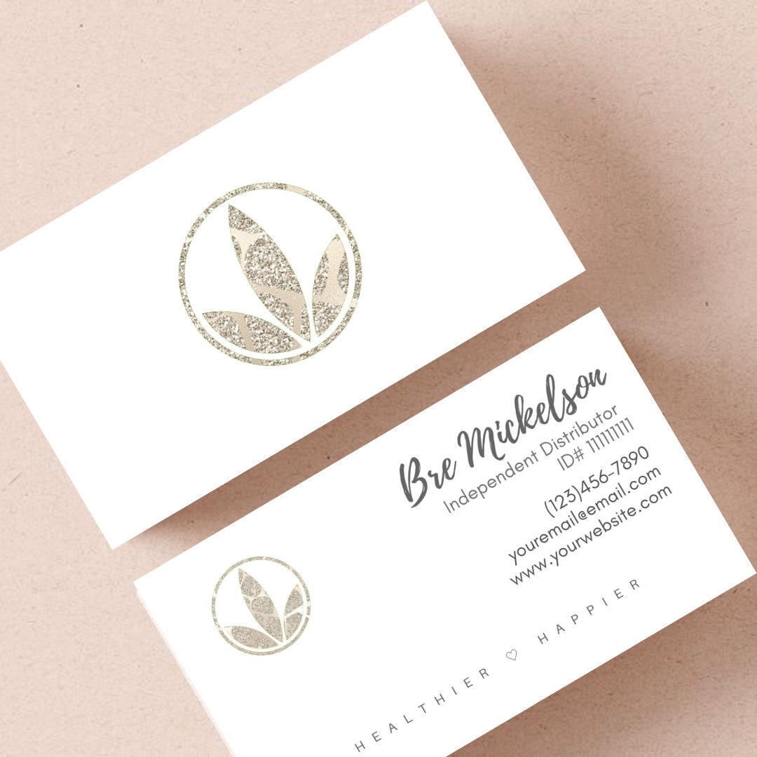 Herbalife Business Cards Printed Cards Etsy