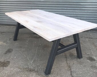 12 seater oak dining table large solid limed oak industrial chic 68 seater aframe dining table steel wood metal made to measure 451 yframe 1012 etsy 12 seater oak dining table large solid limed oak industrial chic 68 seater aframe dining table steel wood metal made to measure 451 yframe 1012 etsy