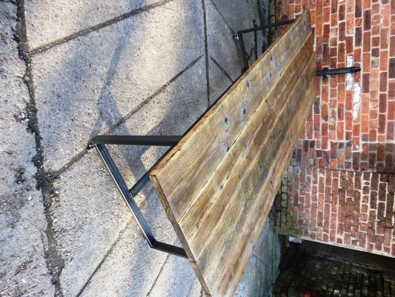 Reclaimed Industrial Chic 10-12 Seater Conference Table Bar | Etsy