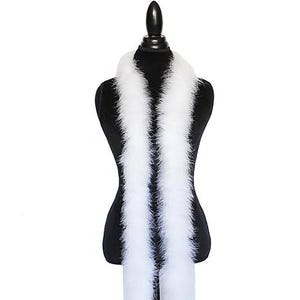 White 30 Gram Marabou Feather Boa 6 Feet Long Crafting Sewing Trim Wedding
