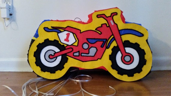 Amazing Dirt Bike Pinata Party Etsy