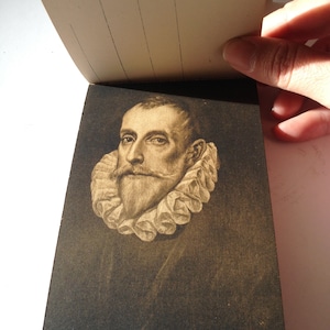 Vintage Book Of Postcards From Prado Museum in Madrid, Antique B/W postcards, Greco