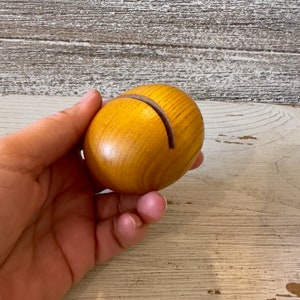 Porta biglietti da visita, porta carte in legno realizzato a mano, regalo per accessori per ufficio, piccolo porta carte per la tua scrivania