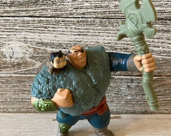 McDonald's toy Figurine, Viking man action figure with axe